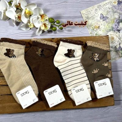 خرید عمده جوراب مچی ریزبافت پنجه روسو تراکم بالا بچه گانه - جوراب پسرانه عمده
