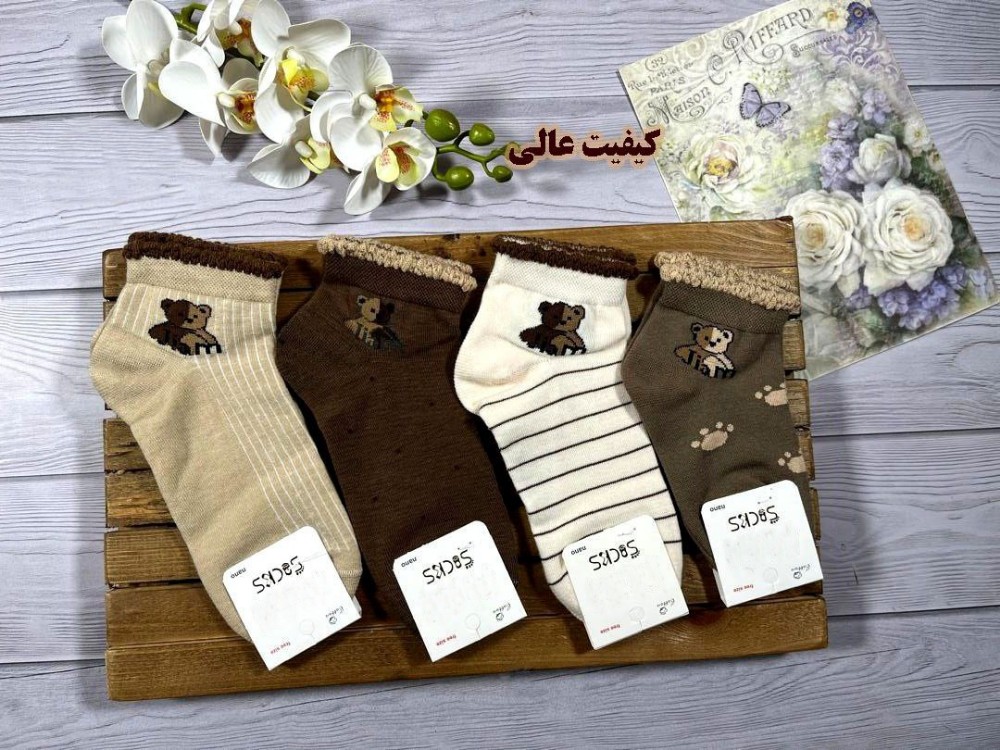 خرید عمده جوراب مچی ریزبافت پنجه روسو تراکم بالا بچه گانه - جوراب پسرانه عمده