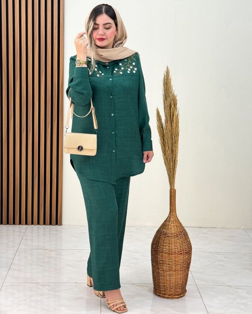 فروش عمده ست شومیز شلوار زنانه گلدوزی - شومیز زنانه عمده