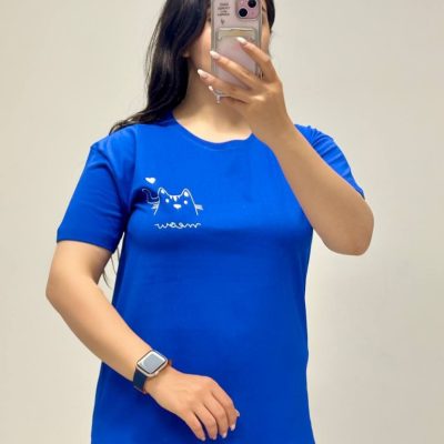 فروش عمده تیشرت زنانه سوپر پنبه فری سایز ۳۸ تا ۴۶ - تاپ و تیشرت زنانه عمده