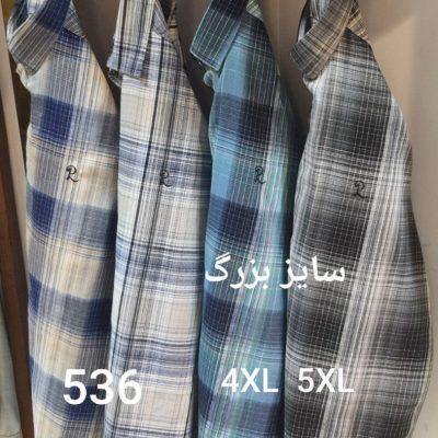 فروش عمده پیراهن مردانه سایز بزرگ آستین کوتاه - پیراهن مردانه عمده