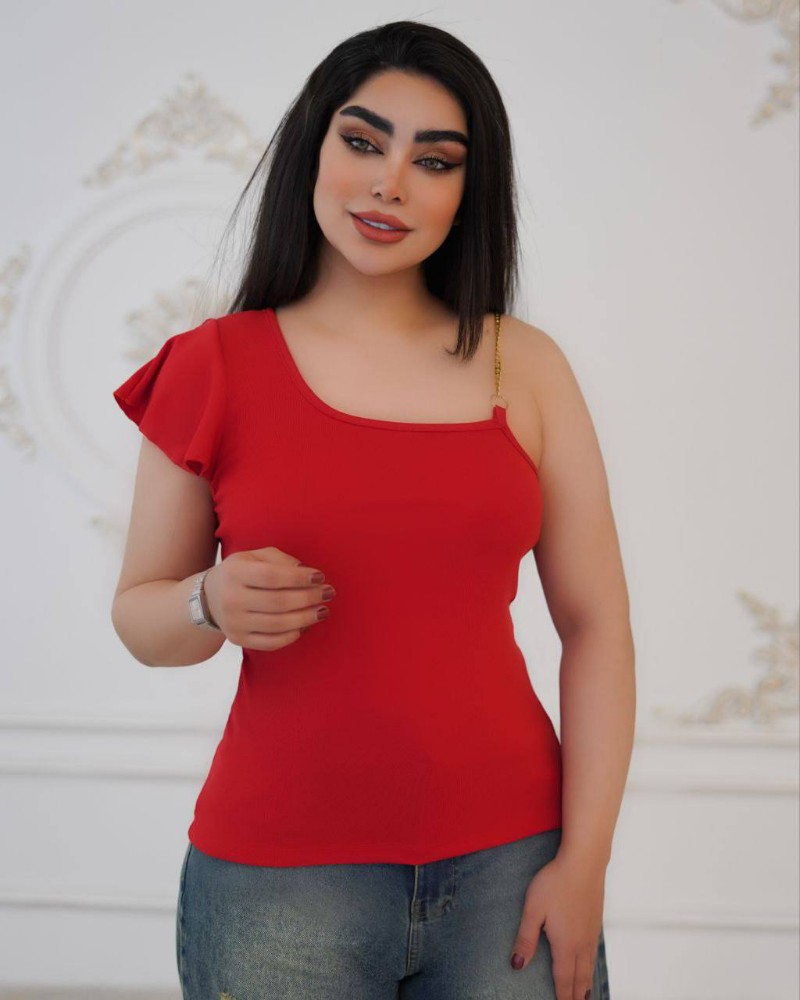 خرید عمده تاپ زنجیری رومی - تاپ و تیشرت زنانه عمده