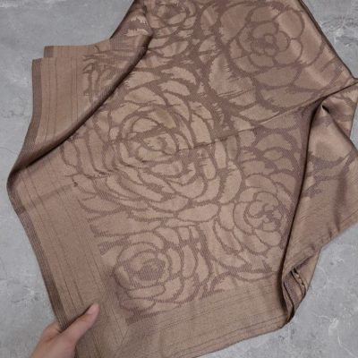فروش عمده روسری زنانه مجلسی ژاکارد سایز ۱۱۰ - شال و روسری زنانه عمده