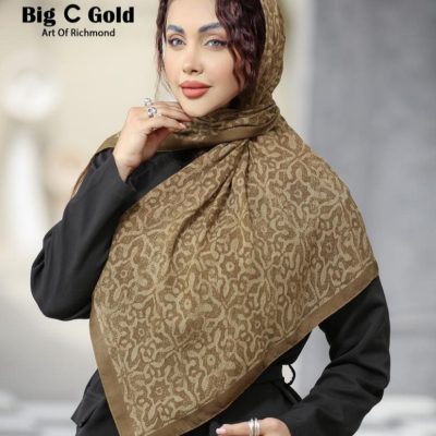 فروش عمده روسری زنانه حریر سایز ۱۱۰ - شال و روسری زنانه عمده