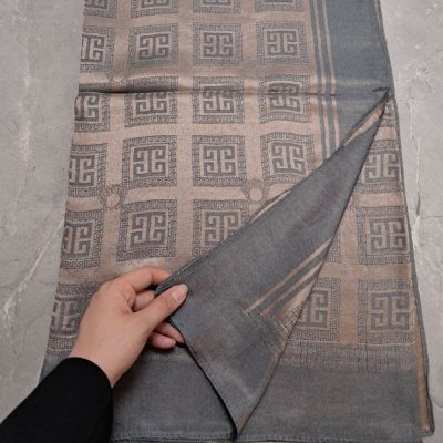 فروش عمده روسری زنانه مجلسی ژاکارد براق سایز ۱۴۰ - شال و روسری زنانه عمده