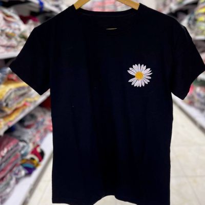 خرید عمده تیشرت گلدوزی سوپر پنبه - تاپ و تیشرت زنانه عمده