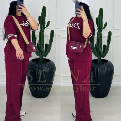 خرید عمده ست تیشرت شلوار دیور - ست تیشرت شلوار زنانه عمده