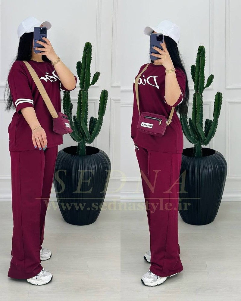 خرید عمده ست تیشرت شلوار دیور - ست تیشرت شلوار زنانه عمده