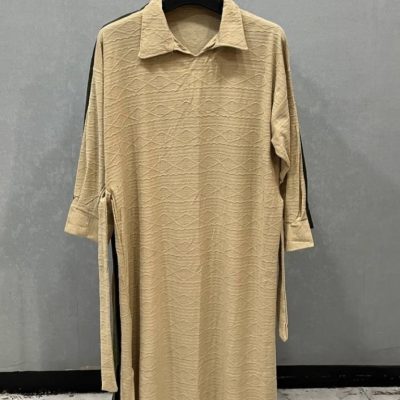 فروش عمده ✴️کفتان یقه دار طرحدار مراکشی✴️ کد6738 - مانتو زنانه عمده