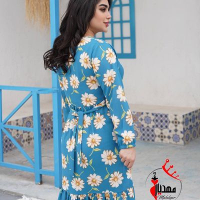 خرید عمده ساحلی زنانه کمربندی گلدار - ساحلی زنانه عمده