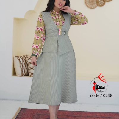 خرید عمده ست سارافون دوتیکه سگک دار - ساحلی زنانه عمده