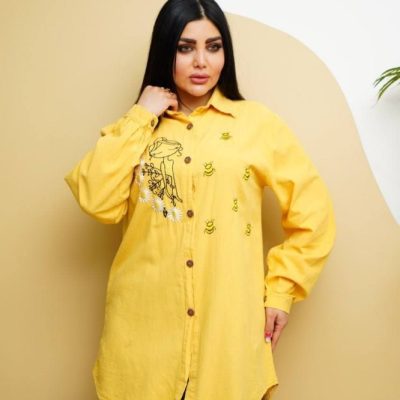 خرید عمده تونیک گلدوزی عروسکی - تونیک زنانه عمده