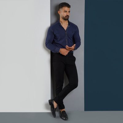 خرید عمده پیراهن مردانه کتان و پلی استر - پیراهن مردانه عمده
