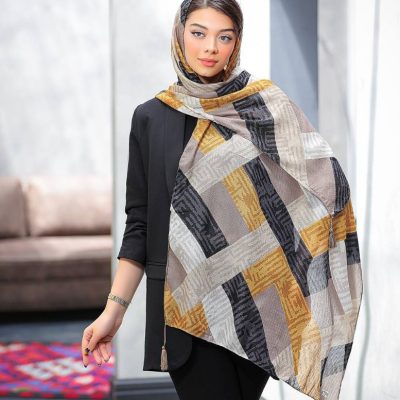 خرید عمده شال نخی منگوله دار پردیس - شال و روسری زنانه عمده