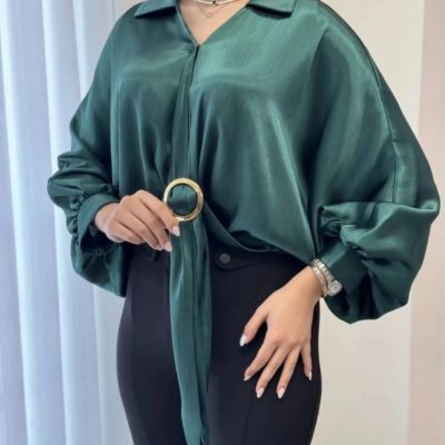 خرید عمده شومیز حلقه ای گره ای در ۲۵ طرح متفاوت - شومیز زنانه عمده
