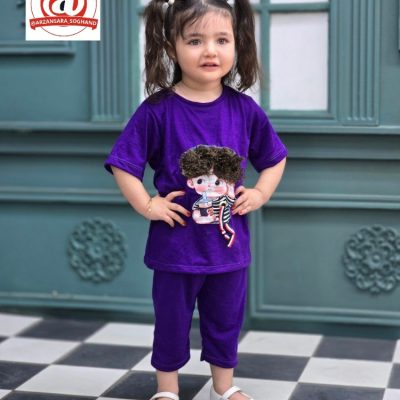 خرید عمده ست تیشرت شلوارک اسپرت(دخترانه/پسرانه) - ست تیشرت شلوارک دخترانه عمده