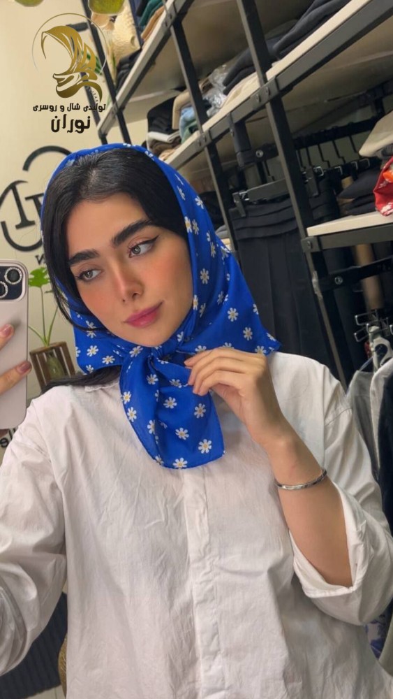 فروش عمده روسری نخی مینی اسکارف اعلاء - شال و روسری زنانه عمده