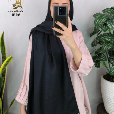 فروش عمده شال نخی زنبوری منگوله دار اعلاء - شال و روسری زنانه عمده