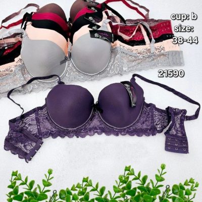 خرید عمده ️سوتین اسفنجی فنردار اعلاء ️ کدa_21590 - سوتین زنانه عمده