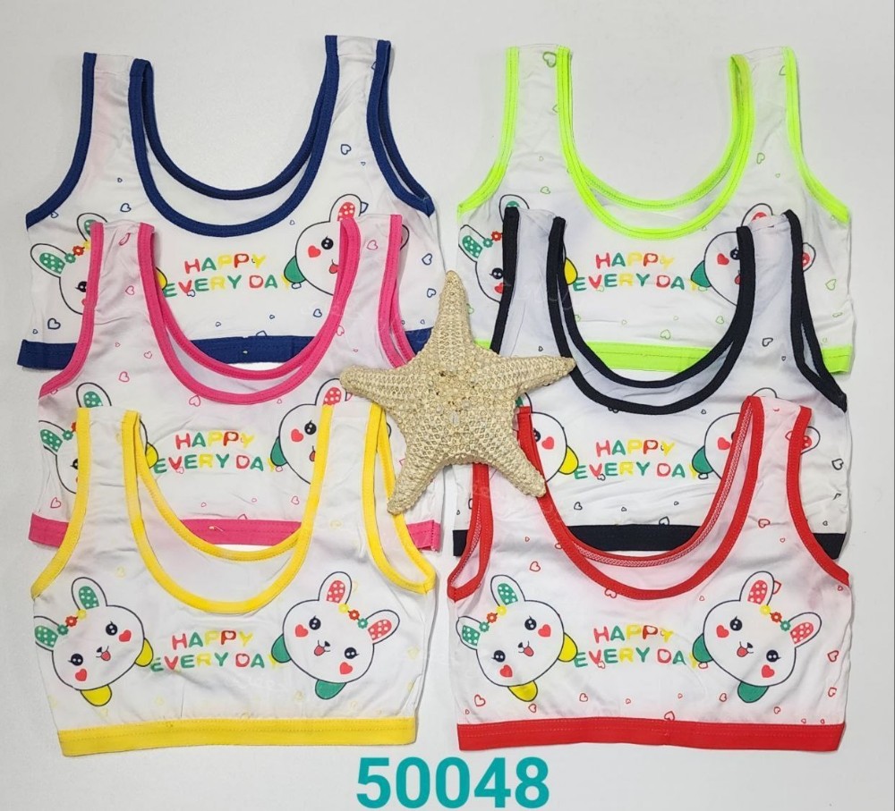 فروش عمده ⚜️نیم تنه گیاهی دخترانه⚜️ کد50048 - سوتین دخترانه عمده