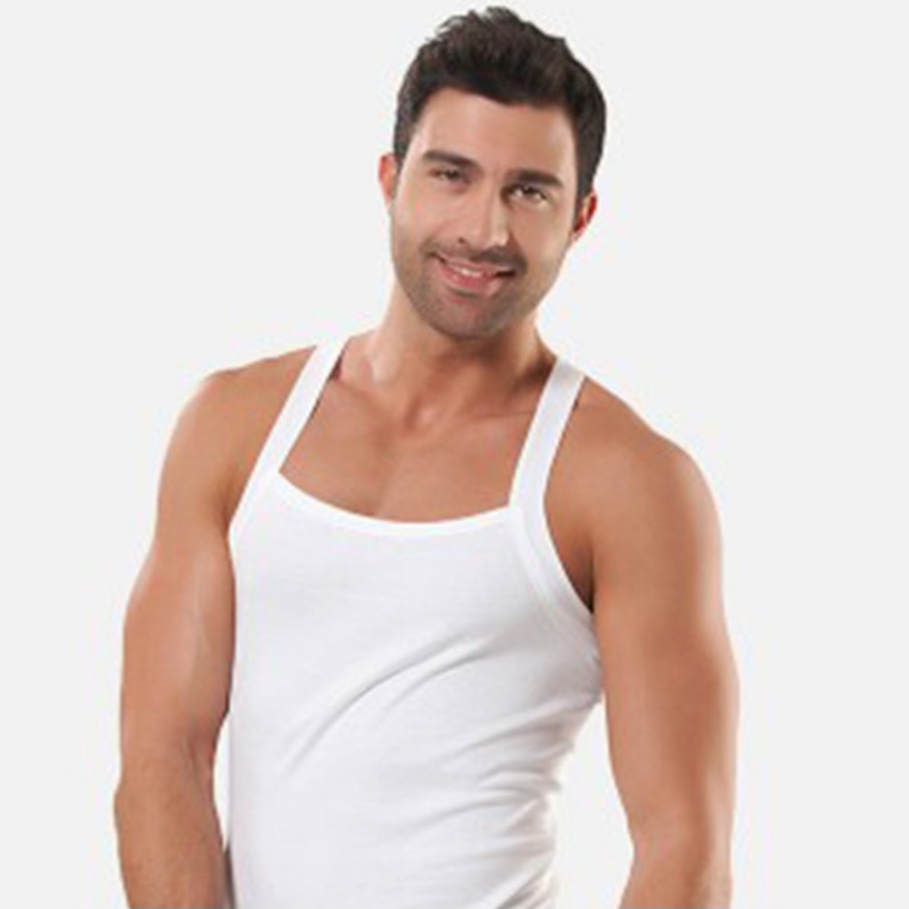 فروش عمده زیرپوش نخ یقه خشتی مردانه. xxl - زیر پوش مردانه عمده