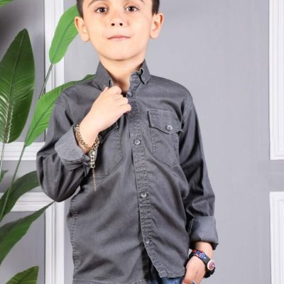 خرید عمده پیراهن پسرانه کونیگ - پیراهن و تیشرت پسرانه عمده