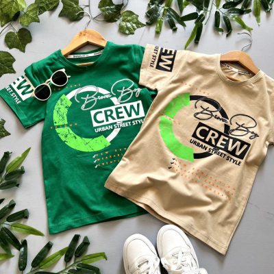 فروش عمده تیشرت تک اسپرت پسرانه crew - پیراهن و تیشرت پسرانه عمده