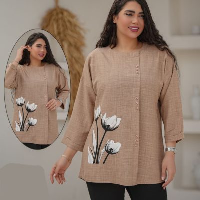 فروش عمده تونیک زنانه قواره بزرگ - تونیک زنانه عمده