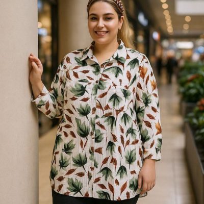فروش عمده مانتو زنانه تک جیب طرح دار - مانتو زنانه عمده