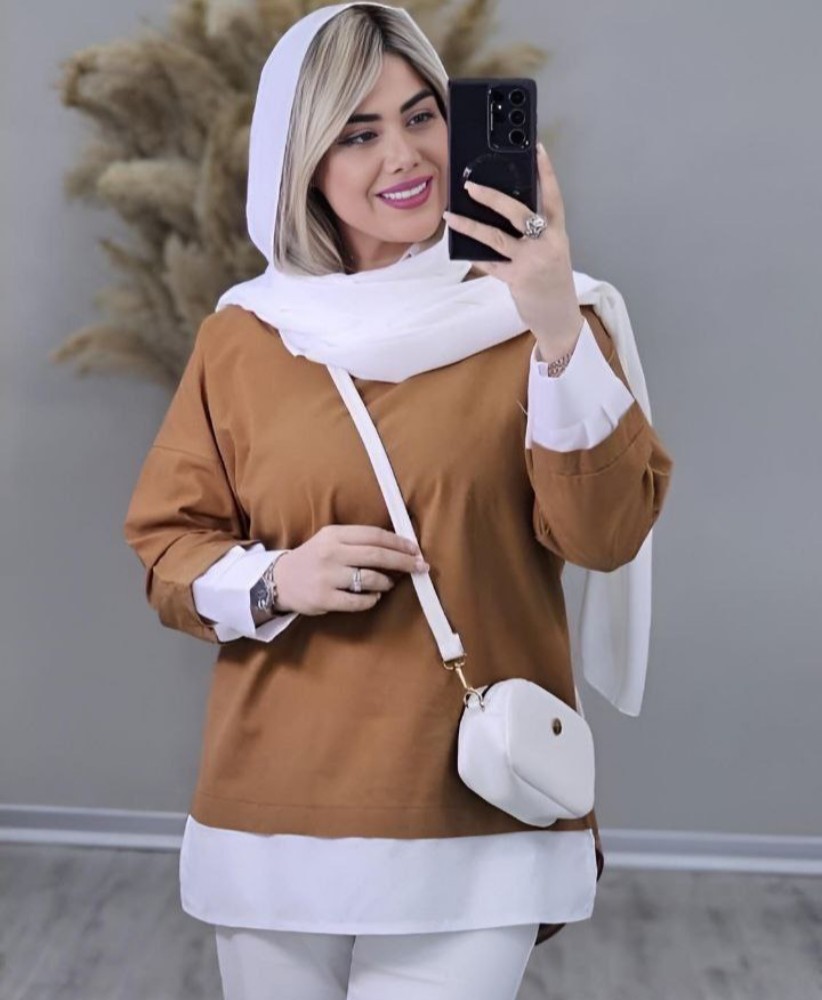 فروش عمده شومیز یقه سفید زنانه - شومیز زنانه عمده