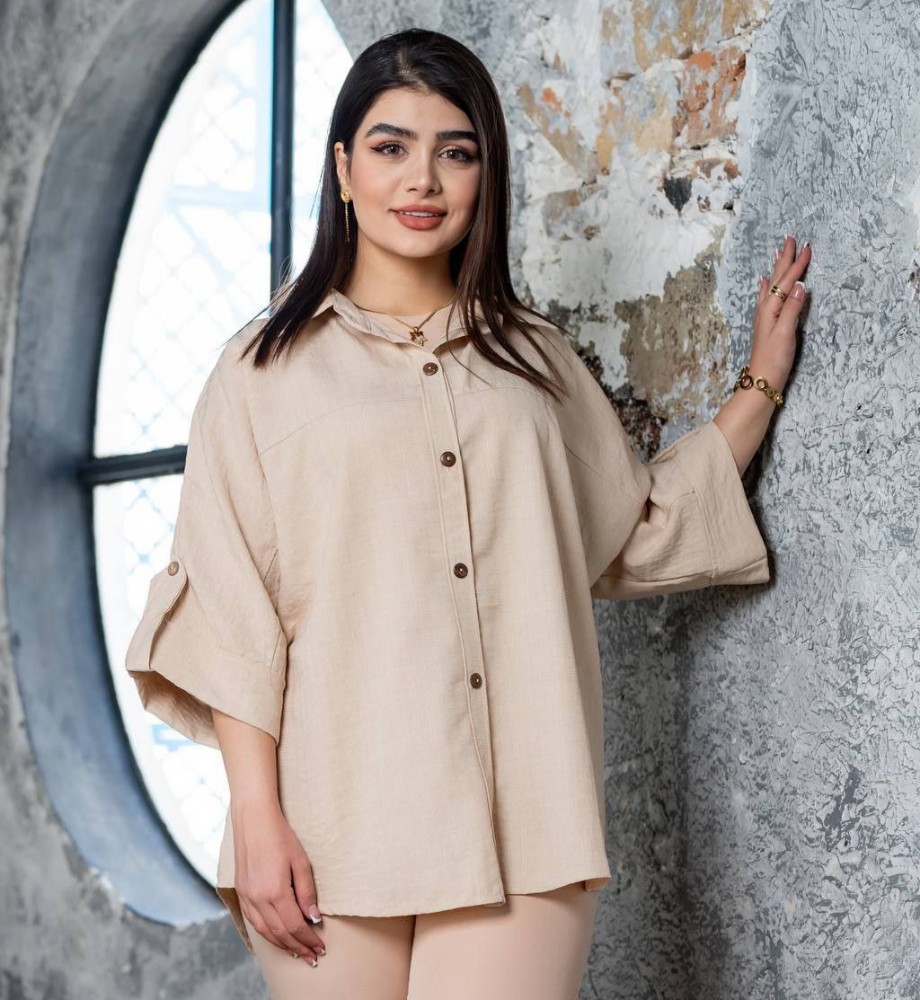 فروش عمده شومیز زنانه مدل الهام - شومیز زنانه عمده