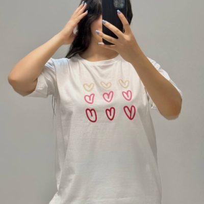 فروش عمده تیشرت زنانه پنبه فری سایز ۳۸ تا ۴8 - تاپ و تیشرت زنانه عمده