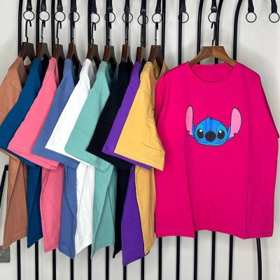 فروش عمده تیشرت زنانه پنبه فری سایز ۳۸ تا ۴8 - تاپ و تیشرت زنانه عمده