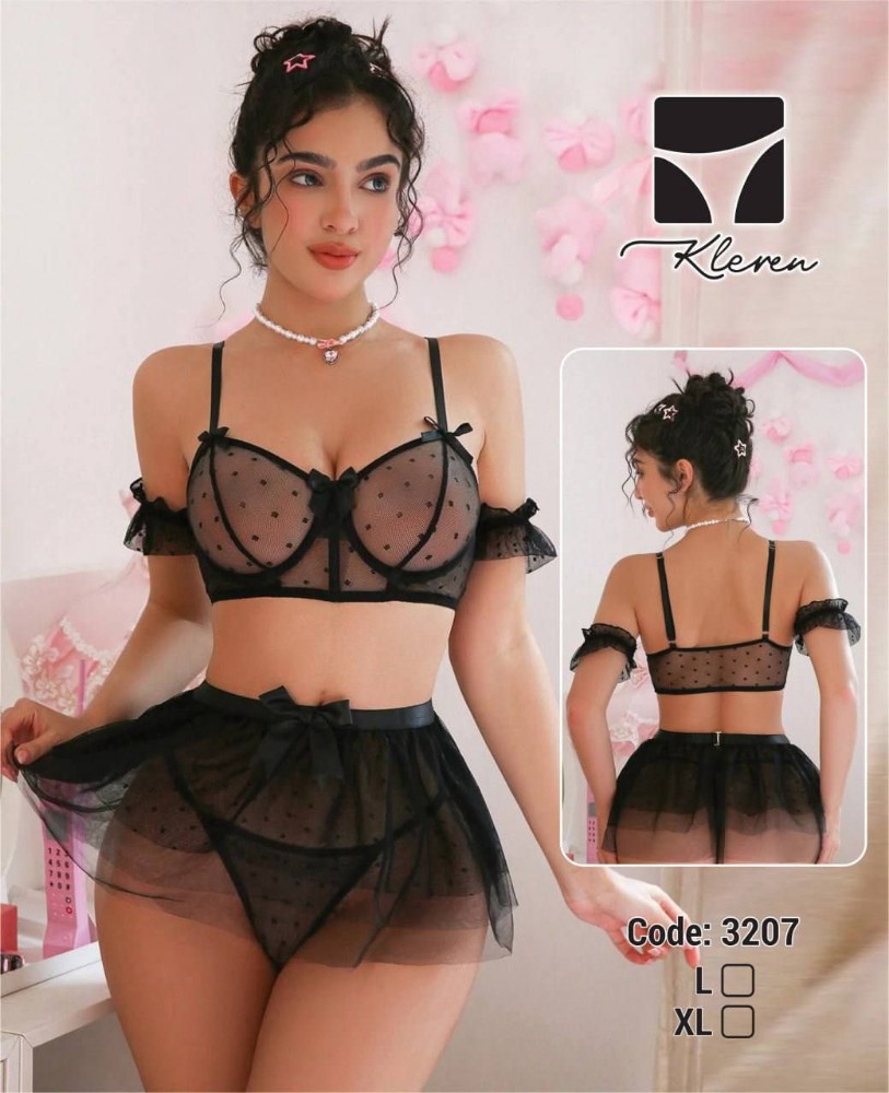 فروش عمده 🍒 ست زنانه فنردار دامنی - لباس خواب زنانه عمده