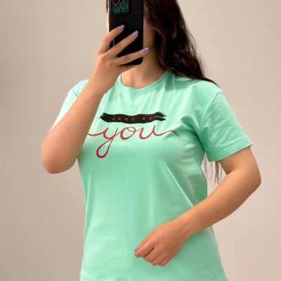 فروش عمده تیشرت زنانه سوپر پنبه فری سایز ۳۸ تا ۴۶ - تاپ و تیشرت زنانه عمده