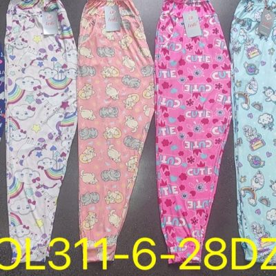 فروش عمده شلوار زنانه گیاهی برند ledi - شلوار و ساپورت زنانه عمده
