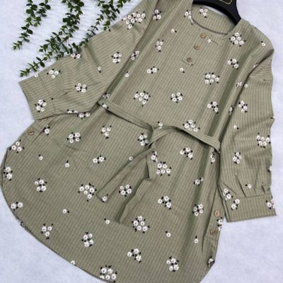 فروش عمده تونیک زنانه بغل دکمه - تونیک زنانه عمده