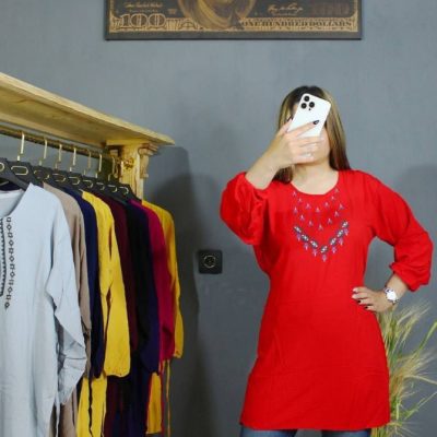خرید عمده تونیک نخی سنتی - تونیک زنانه عمده