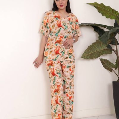 خرید عمده ست تیشرت شلوار 5بعدی - ست تیشرت شلوار زنانه عمده