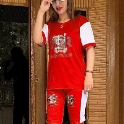 خرید عمده ست تیشرت شلوارک خرسی - ست تاب شلوارک زنانه عمده