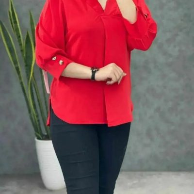 خرید عمده شومیز مدل یقه دلبر - شومیز زنانه عمده