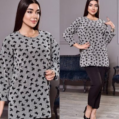 خرید عمده تونیک یقه گرد - تونیک زنانه عمده