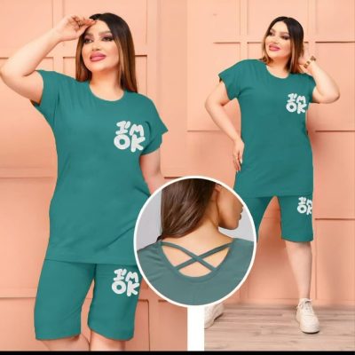 خرید عمده تاپ شلوارک زنانه - ست تاب شلوارک زنانه عمده