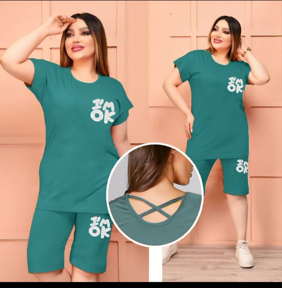 خرید عمده تاپ شلوارک زنانه - ست تاب شلوارک زنانه عمده