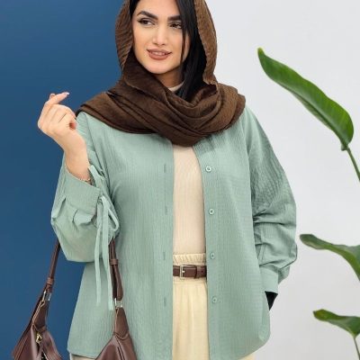 خرید عمده شومیز مچ بند دار زنانه - شومیز زنانه عمده