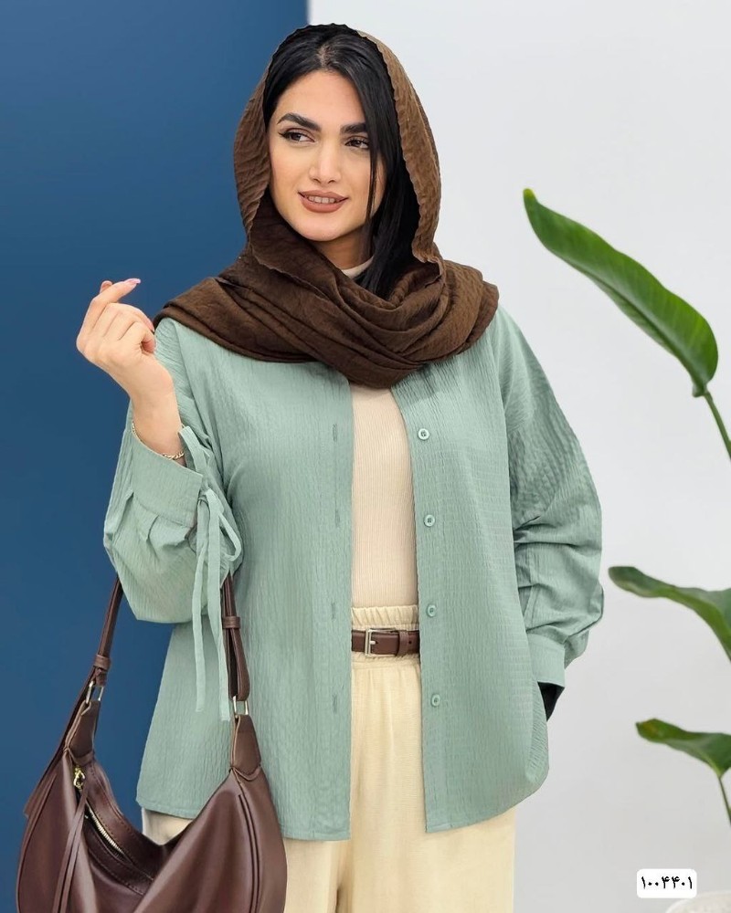 خرید عمده شومیز مچ بند دار زنانه - شومیز زنانه عمده