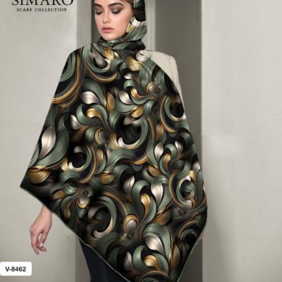 فروش عمده روسری کرپ حریر سایز ۱۴۰ - شال و روسری زنانه عمده