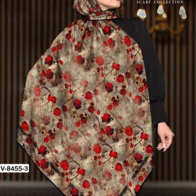 فروش عمده روسری کرپ حریر سایز ۱۴۰ - شال و روسری زنانه عمده