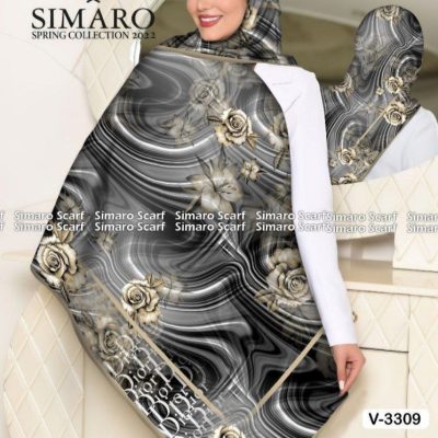 فروش عمده روسری کرپ حریر سایز ۱۴۰ - شال و روسری زنانه عمده
