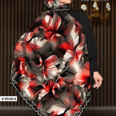 فروش عمده روسری کرپ حریر سایز ۱۴۰ - شال و روسری زنانه عمده